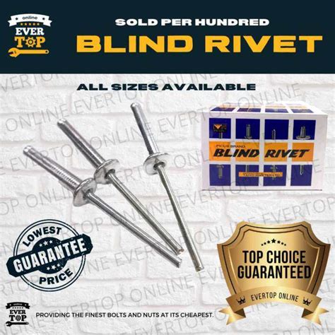 Blind Rivets Sold Per Hundred Picus Evertop Online Lazada Ph