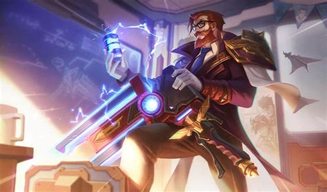 Battle Professor Graves League Of Legends Lol Champion Skin On