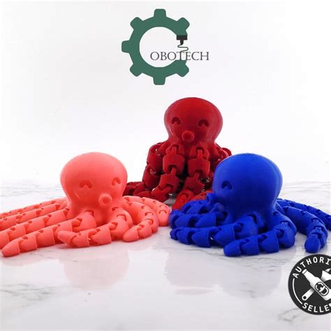 3d Printed Octopus Etsy