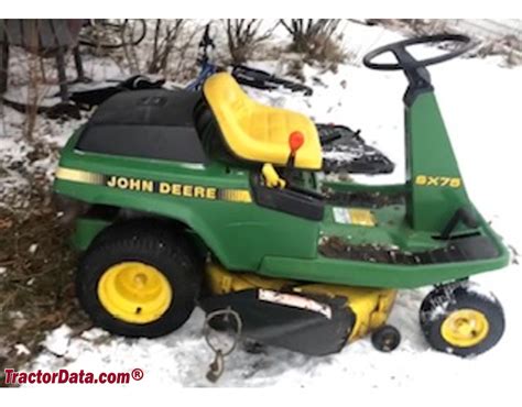 John Deere Sx75 Tractor Information