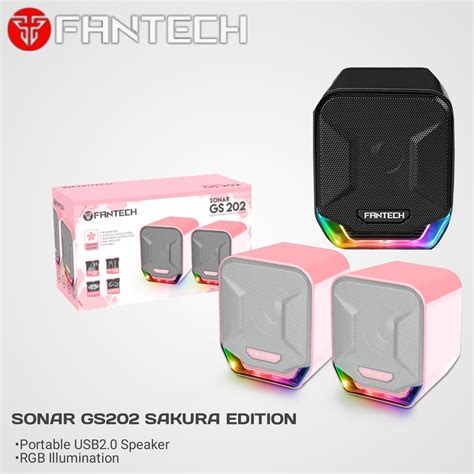 Jual Fantech GS202 Sonar RGB Gaming Perangkat Audio Music Speaker