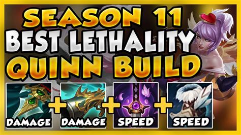 Rank 1 Quinn Best Lethality Build To Run After The Nerfs Super Fast One Shots League Of