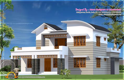 5 bedroom house exterior - Kerala home design and floor plans - 9K ...