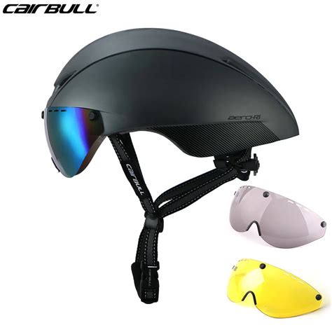 New Cairbull New Aero Tt Road Bicycle Helmet Goggles Racing