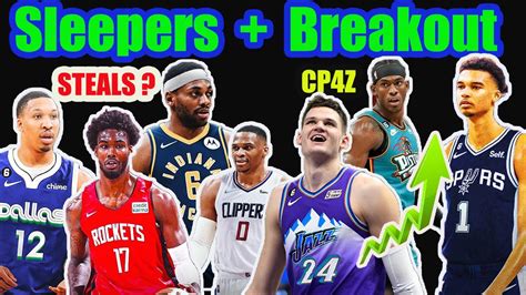 Nba Fantasy Basketball Sleepers Breakout Players 2023 2024 Youtube