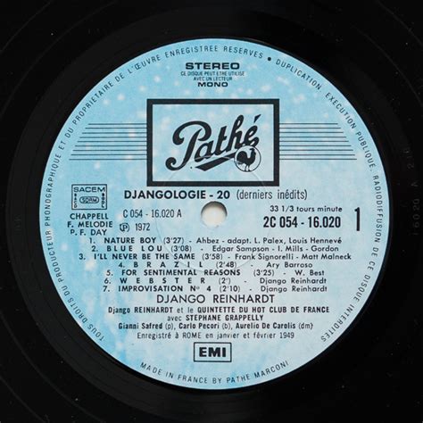 Djangologie Django Reinhardt Lp Path Cdandlp