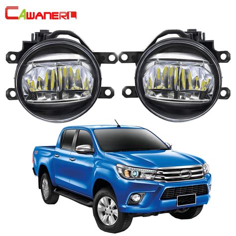 X Car Right Left Led Fog Light Assembly For Toyota Hilux Revo Rocco