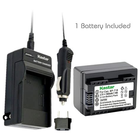 Kastar Battery Bp Pack And Charger For Canon Bp Bp Bp