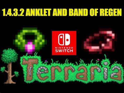 Terraria Switch 1 4 3 2 Anklet Of The Wind And Band Of Regeneration