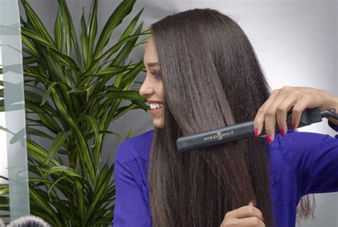how to flat iron hair black hair