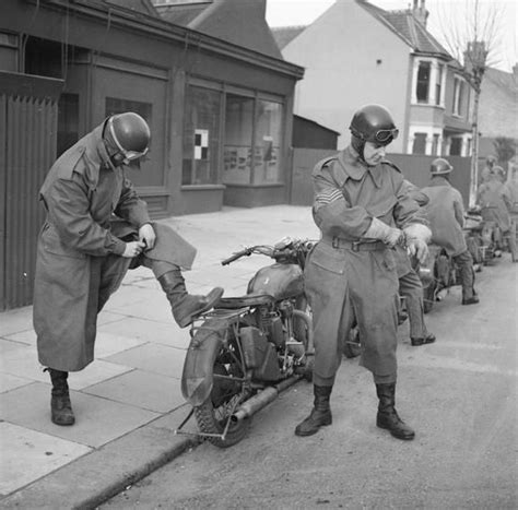 The British Army In The United Kingdom 1939 45 Military Motorcycle World War Two Classic