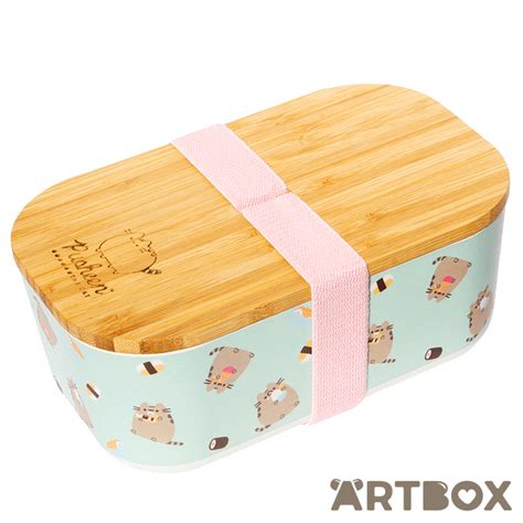 Buy Pusheen The Cat Foodie Collection Bamboo Lunch Bento Box At Artbox