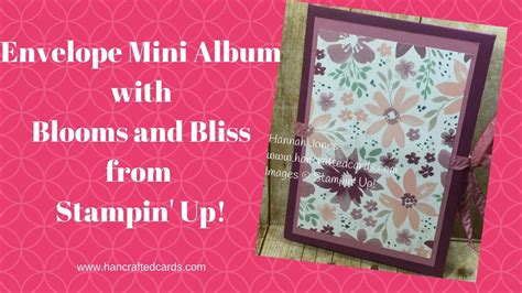 How To Make An Envelope Mini Album With Stampin Up Mini Albums