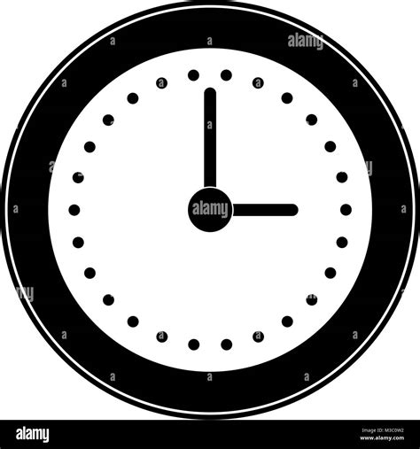 Wall Clock Isolated Stock Vector Image And Art Alamy