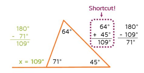 Exterior Angle Theorem Kate S Math Lessons