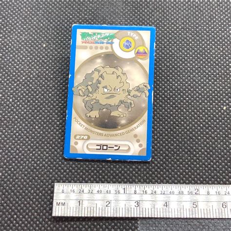 Graveler Pokemon Menko Advanced Generation Nintendo 276 Rare Japanese