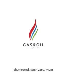 Oil Gas Logo Vector Stock Vector (Royalty Free) 2250774285 | Shutterstock