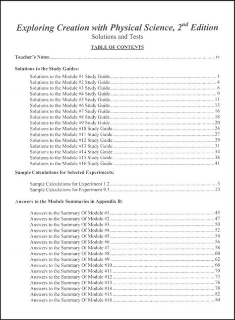 Exploring Creation With Physical Science Solution Manual W Tests