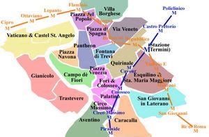 Rome Metro Map And Roma Metro Info