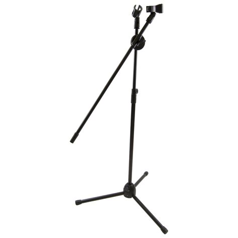 Tripod Two Microphone Stand With Boom Arm Up To 62 Walmart