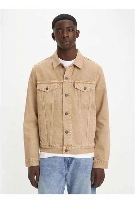 Levi S Erkek Kahve Denim Kot Ceket The Trucker Jacket