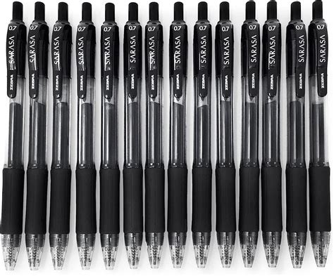 Zebra Sarasa Retractable Gel Ink Rollerball Fast Drying 0 7mm