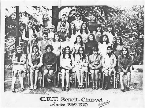 Photo De Classe 3f Cap Sténo Dactylo De 1970 Cet Benoit Charvet