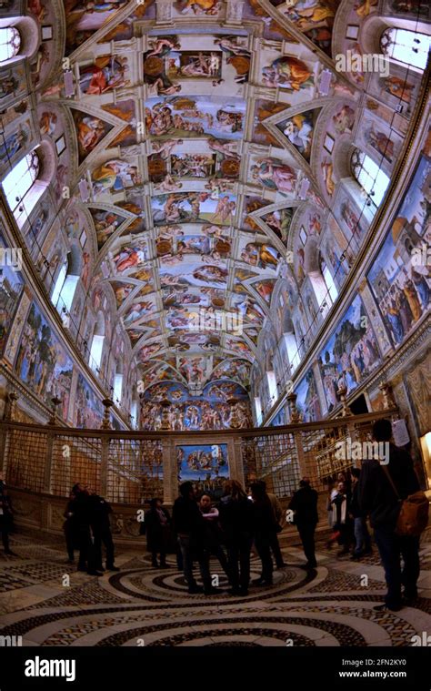 Int Rieur Du Plafond De La Chapelle Sixtine La Galerie D Art De La