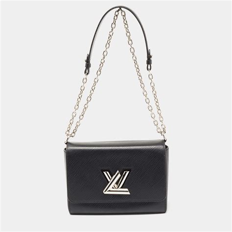 Louis Vuitton Black Epi Leather Twist Mm Bag Louis Vuitton The Luxury