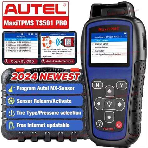 2024 Newest Autel MaxiTPMS TS501 PRO TPMS Diagnostic Tool Activate