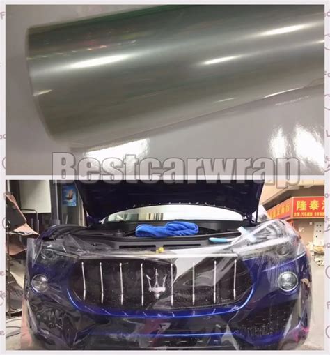 Glossy 3 Layers Paint Protection Film PPF For Car Wrap Vinyl Covering