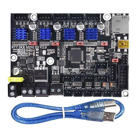 BIGTREETECH Mise à Niveau SKR Mini E3 V2 0 Carte de Commande 32Bit pour