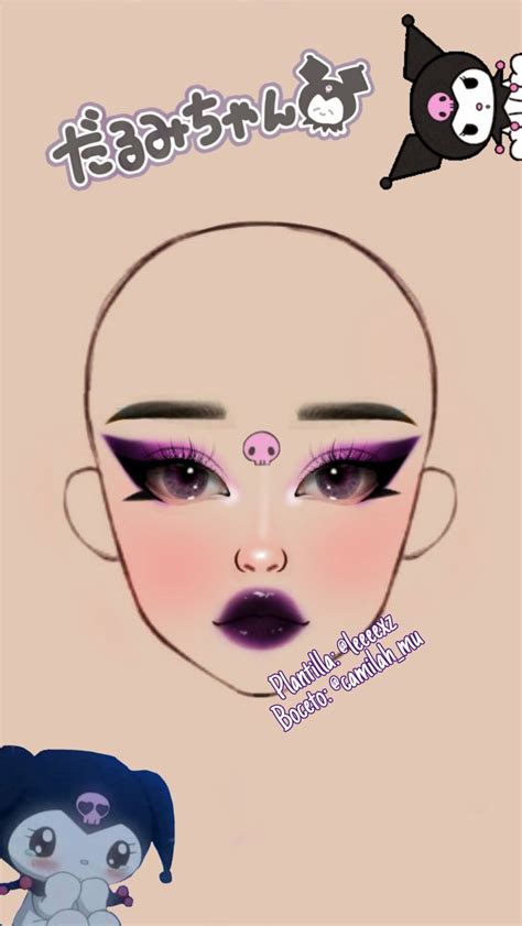 Boceto Maquillaje Kuromi Ig Camilah Mu Anime Eye Makeup Makeup