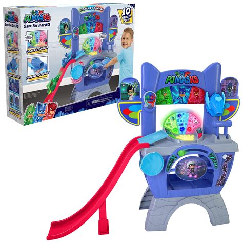 Buy Pj S Saves The Day Hq Inch Tall Interactive Playset With Lights