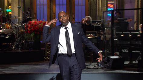 Dave Chappelle's grimly funny SNL monologue is filled with hard truths ...