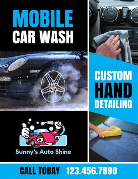 Mobile Detailing Flyer Templates It Will Help You If You Need A