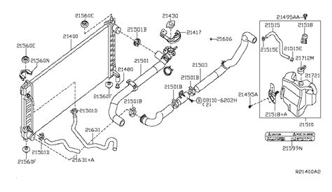 21503 JA100 Genuine Nissan 21503 JA100 HOSE RADIATOR LOWER