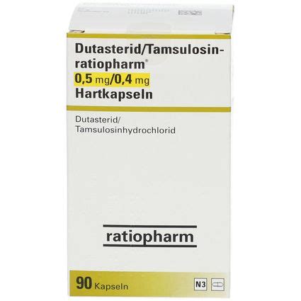 Dutasterid Tamsulosin Ratiopharm 0 5 Mg 0 4 Mg 90 St Mit Dem E Rezept