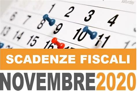 SCADENZE FISCALI LE DATE DI NOVEMBRE DA RICORDARE EBS Informatica