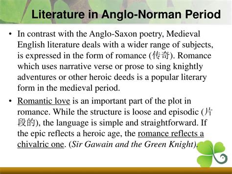 PPT History And Anthology Of English Literature PowerPoint