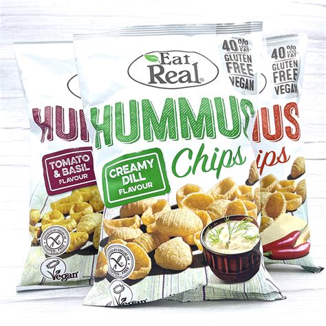 Eat Real Hummus Chips Pc Studio Cafe