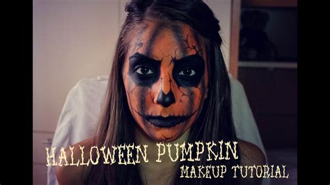 Halloween Pumpkin Make Up Tutorial Youtube