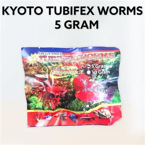 Cacing Sutra Kering Tubifex Worms Kyoto Gr Cacing Beku Kering