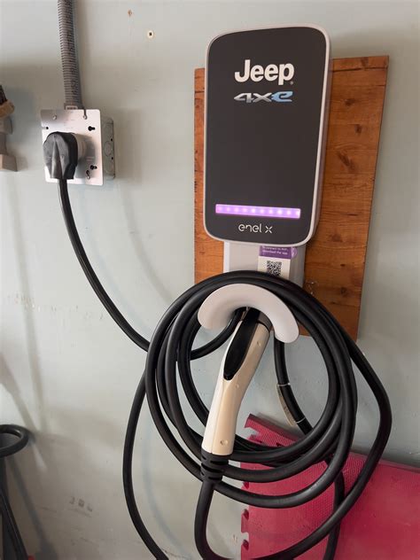 Plug in Mopar Level 2 charger installed | Jeep Wrangler 4xe Forum