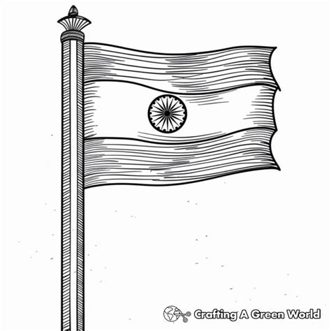 Indian Flag Coloring Pages - Free & Printable!