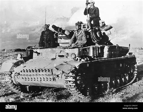 Deutsche Panzer Iv In Afrika Stockfotografie Alamy