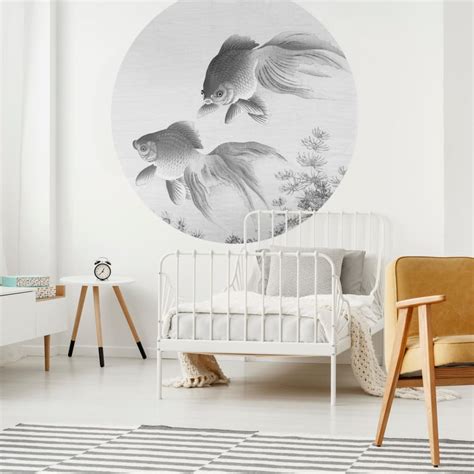 ᐅ WallArt Fototapete Two Goldfish Rund 190 cm kaufen Schweiz