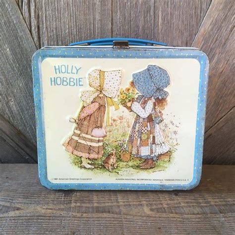 Holly Hobbie Metal Lunch Box Vintage 1970s American Greetings Aladdin