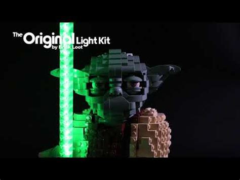 Led Light Kit For Lego Star Wars Yoda Set By Brick Loot Youtube