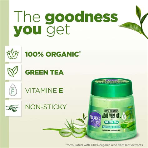 Buy Boroplus Aloe Vera Gel With Green Tea 200 Ml Online And Get Upto 60